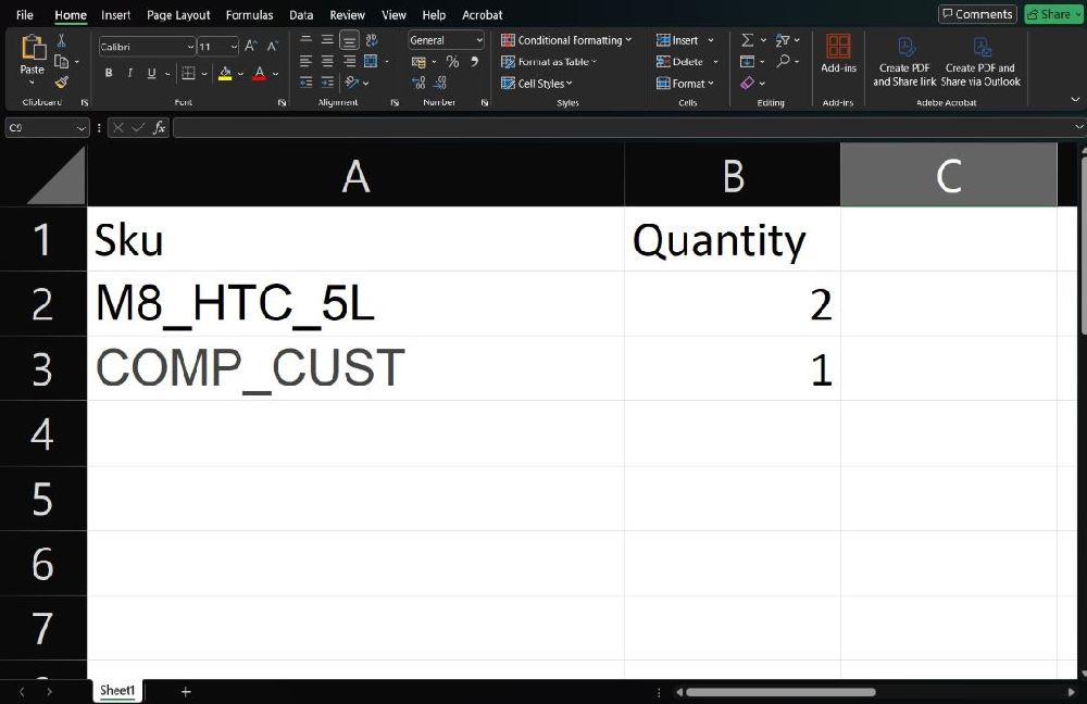 nopcommerce quick order plugin excel file example